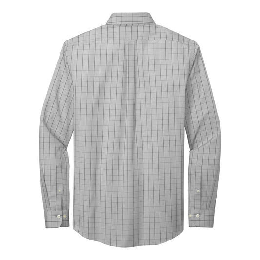 C2309 Brooks Brothers Mens Wrinkle-Free Stretch Patterned Shirt