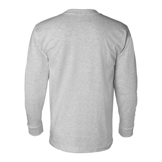 C1204 Bayside Unisex Pocket Long Sleeve Tee