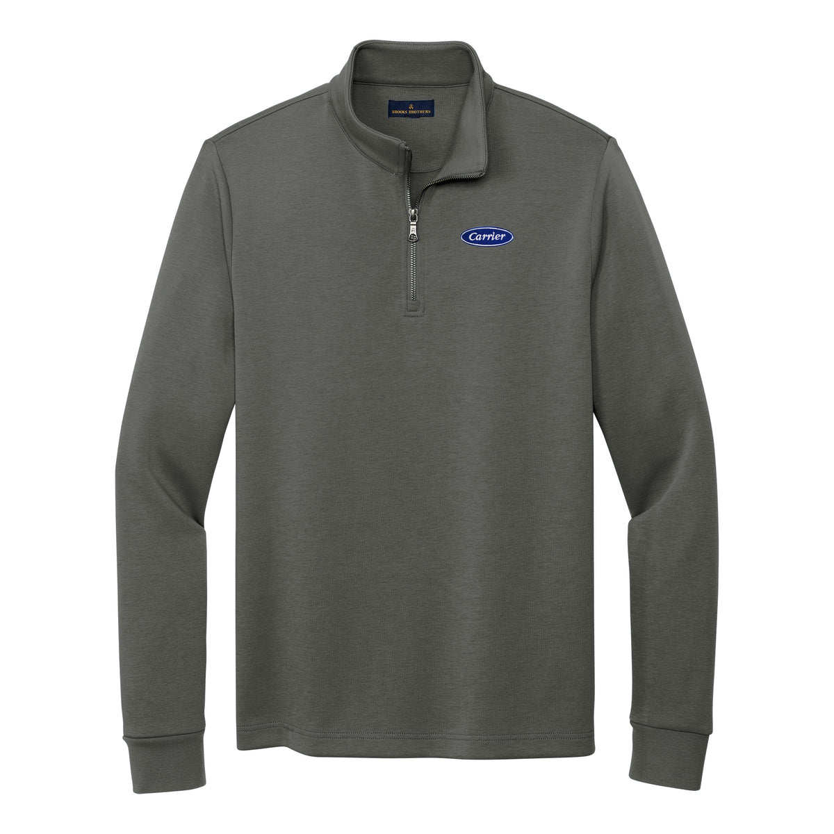C2422 Brooks Brothers Mens Double-Knit 1/4-Zip