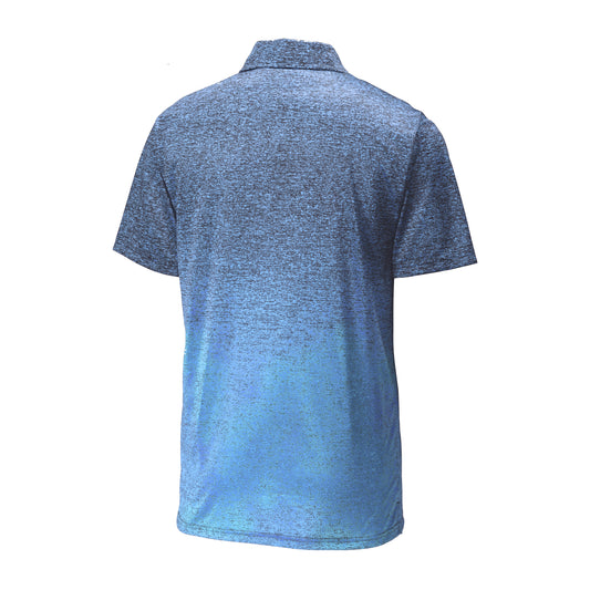 C1910 Sport-Tek Mens Ombre Heather Polo