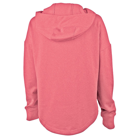 C2427 Charles River Ladies Willow Scallop Hem Hoodie
