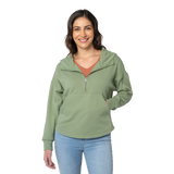 C2427 Women's Willow Scallop Hem Hoodie