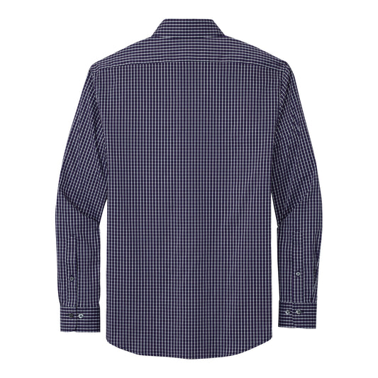 C2308 Brooks Brothers Mens Tech Stretch Patterned Shirt