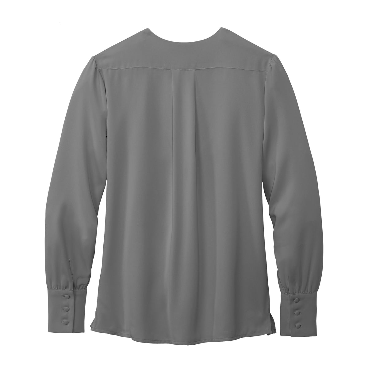 C2569 Brooks Brothers Ladies Open-Neck Satin Blouse