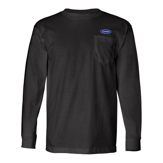 C1204 Bayside Unisex Pocket Long Sleeve Tee