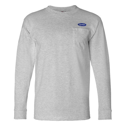 C1204 Bayside Unisex Pocket Long Sleeve Tee