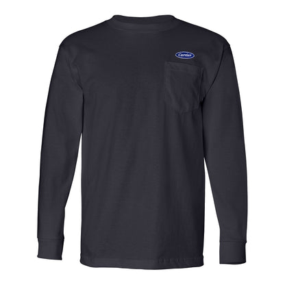C1204 Bayside Unisex Pocket Long Sleeve Tee