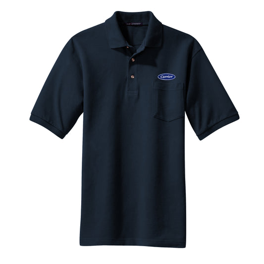 C1309MP Port Authority Mens Heavyweight Cotton Pique Polo With Pocket