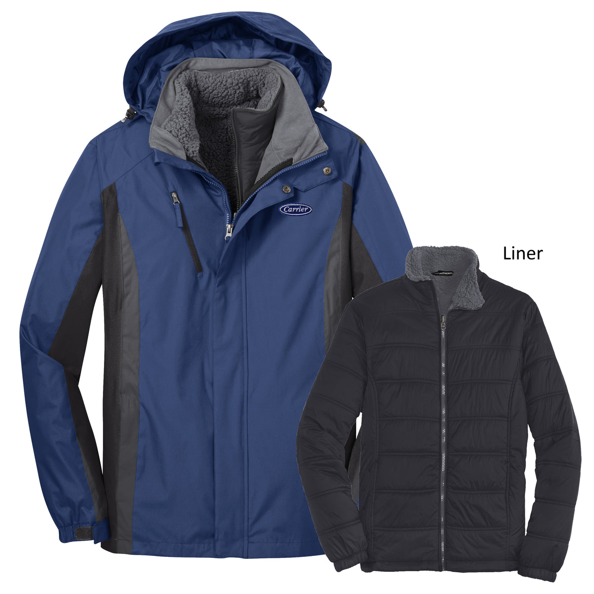 C1401M Port Authority Mens Colorblock 3-in-1 Jacket
