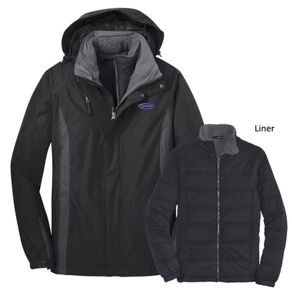 C1401M Port Authority Mens Colorblock 3-in-1 Jacket
