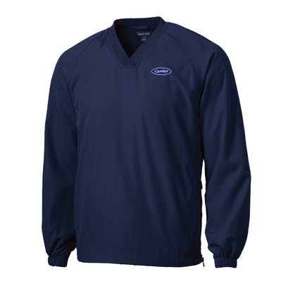 C1411M Sport-Tek Mens V-Neck Raglan Wind Shirt