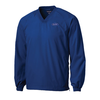 C1411M Sport-Tek Mens V-Neck Raglan Wind Shirt
