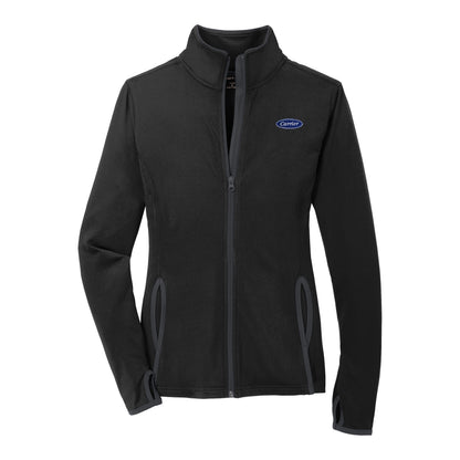 C1666W Sport-Tek Ladies Stretch Contrast Full Zip Jacket