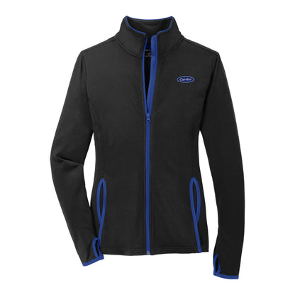 C1666W Sport-Tek Ladies Stretch Contrast Full Zip Jacket