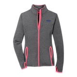 C1666W Ladies Stretch Contrast Full Zip Jacket