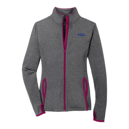 C1666W Sport-Tek Ladies Stretch Contrast Full Zip Jacket