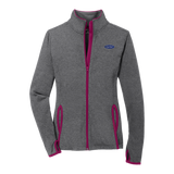 C1666W Ladies Stretch Contrast Full Zip Jacket