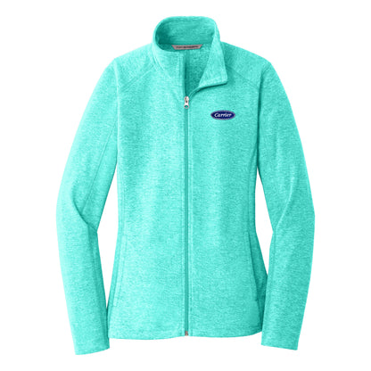 C1731W Port Authority Ladies Heather Microfleece Full-Zip Jacket