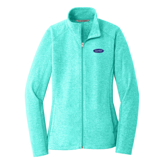 C1731W Port Authority Ladies Heather Microfleece Full-Zip Jacket