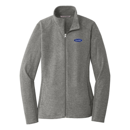 C1731W Port Authority Ladies Heather Microfleece Full-Zip Jacket