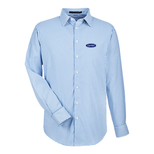 C1957M Devon & Jones Mens CrownLux Performance Micro Windowpane Shirt
