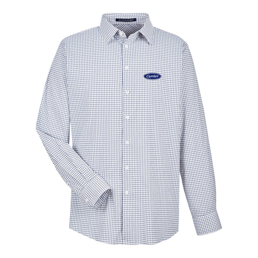 C1957M Devon & Jones Mens CrownLux Performance Micro Windowpane Shirt