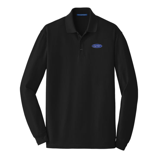 C2112 Port Authority Mens Long Sleeve EZ Cotton Polo