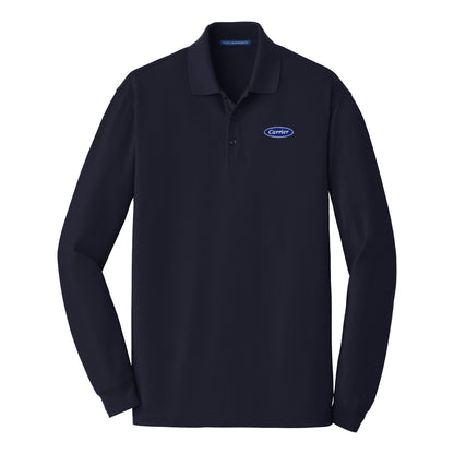 C2112 Port Authority Mens Long Sleeve EZ Cotton Polo