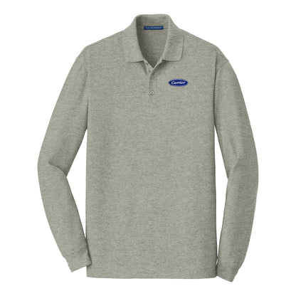 C2112 Port Authority Mens Long Sleeve EZ Cotton Polo