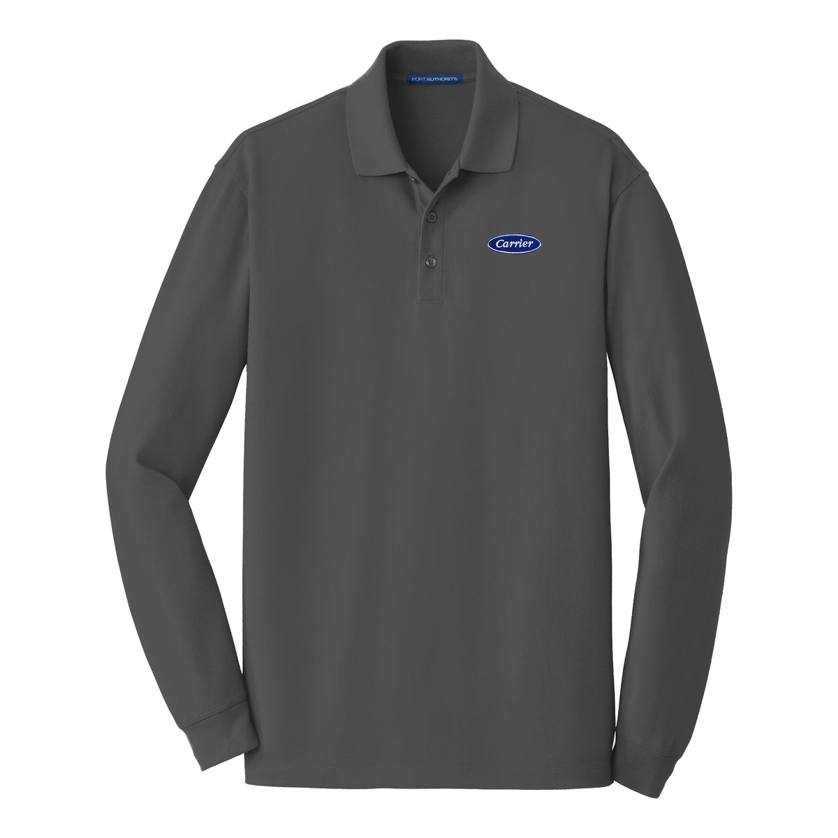 C2112 Port Authority Mens Long Sleeve EZ Cotton Polo
