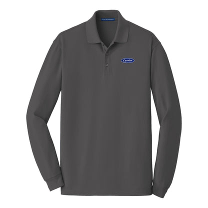 C2112 Port Authority Mens Long Sleeve EZ Cotton Polo