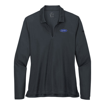 C2205W Nike Ladies Dri-Fit Micro Pique 2.0 Long Sleeve Polo
