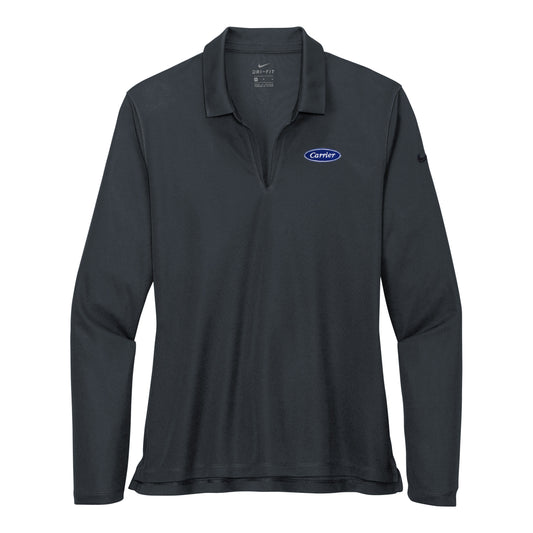 C2205W Nike Ladies Dri-Fit Micro Pique 2.0 Long Sleeve Polo