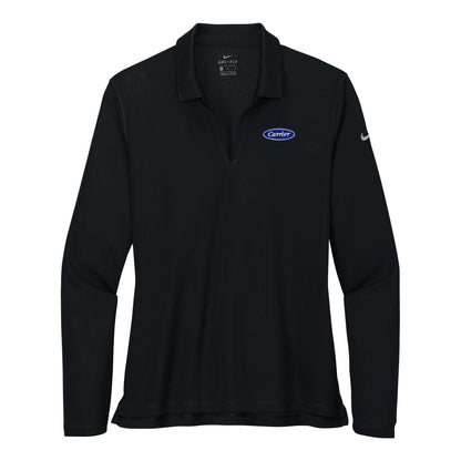 C2205W Nike Ladies Dri-Fit Micro Pique 2.0 Long Sleeve Polo