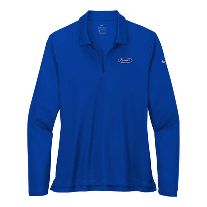C2205W Nike Ladies Dri-Fit Micro Pique 2.0 Long Sleeve Polo