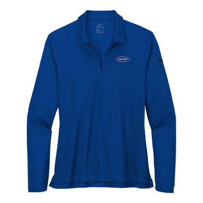 C2205W Nike Ladies Dri-Fit Micro Pique 2.0 Long Sleeve Polo