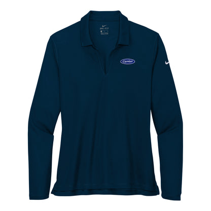 C2205W Nike Ladies Dri-Fit Micro Pique 2.0 Long Sleeve Polo