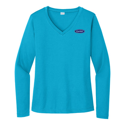 C2246W Sport-Tek Ladies Long Sleeve V-Neck Competitor Tee