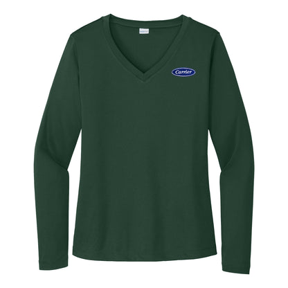 C2246W Sport-Tek Ladies Long Sleeve V-Neck Competitor Tee