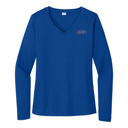 C2246W Sport-Tek Ladies Long Sleeve V-Neck Competitor Tee