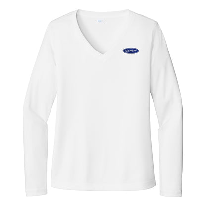 C2246W Sport-Tek Ladies Long Sleeve V-Neck Competitor Tee