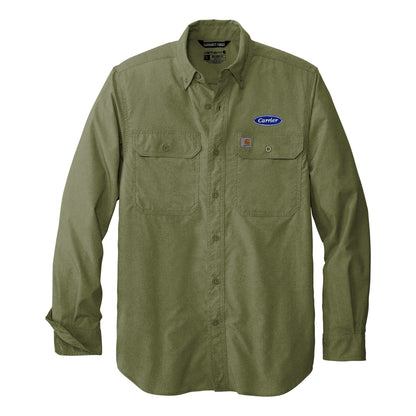 C2305 Carhartt Mens Force Solid Long Sleeve Shirt
