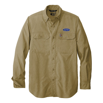 C2305 Carhartt Mens Force Solid Long Sleeve Shirt