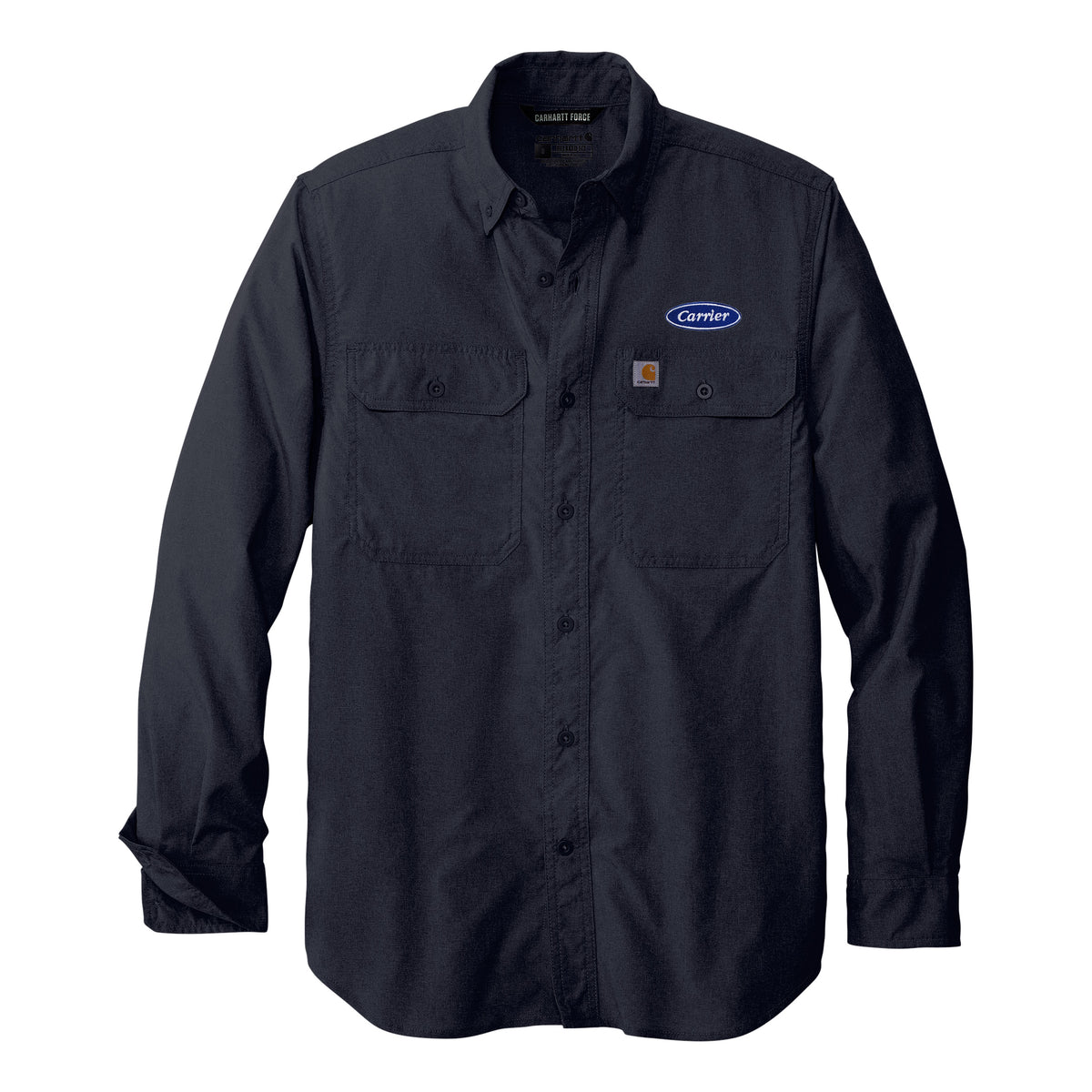 C2305 Carhartt Mens Force Solid Long Sleeve Shirt