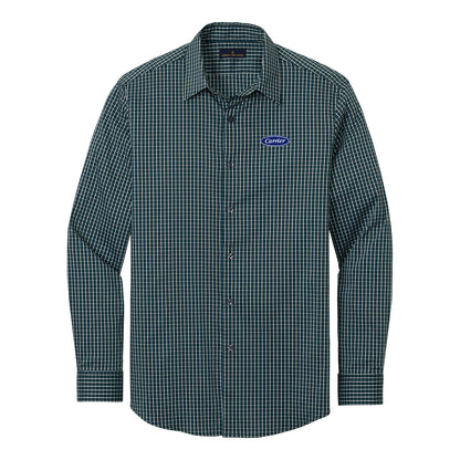 C2308 Brooks Brothers Mens Tech Stretch Patterned Shirt