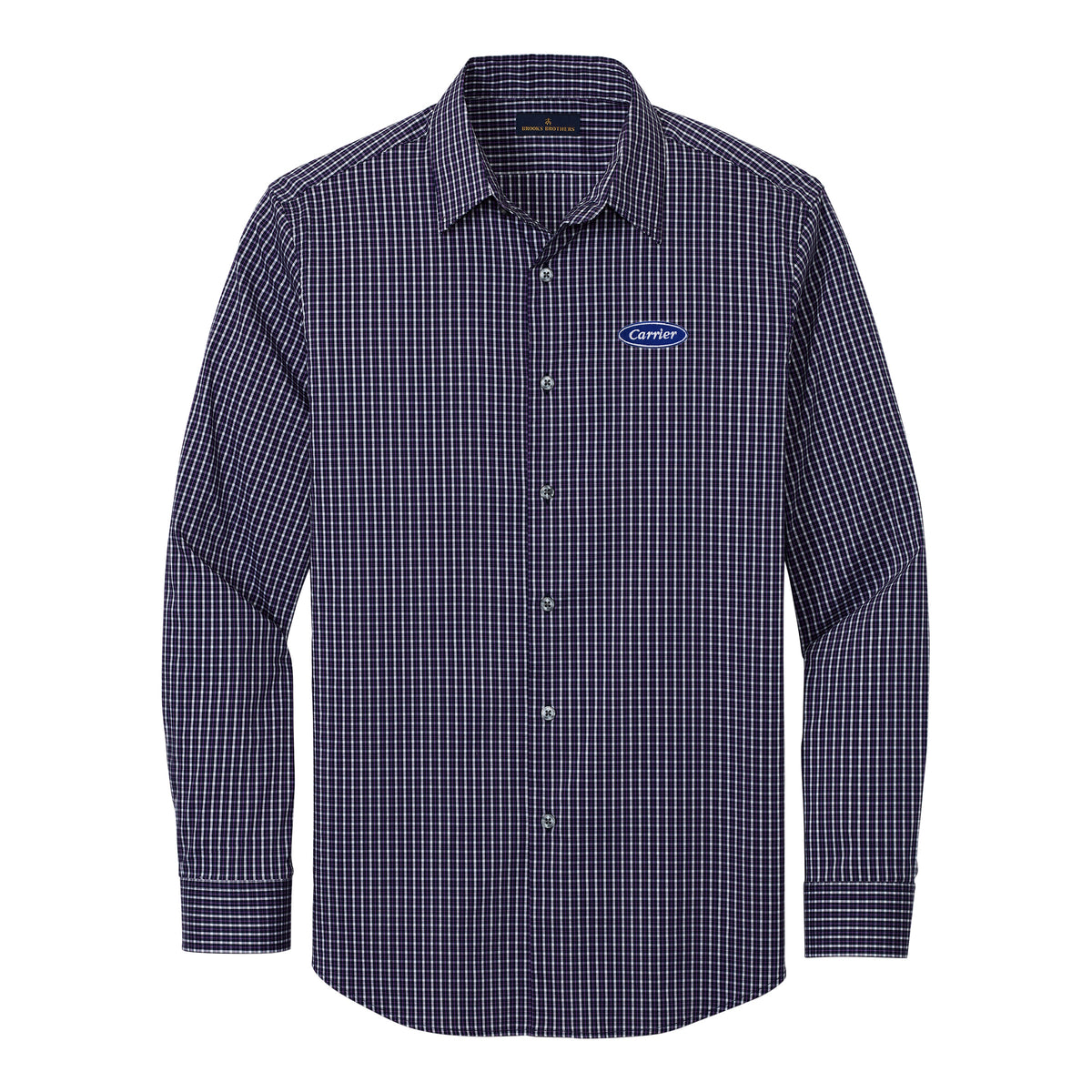 C2308 Brooks Brothers Mens Tech Stretch Patterned Shirt