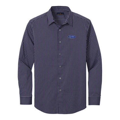 C2308 Brooks Brothers Mens Tech Stretch Patterned Shirt