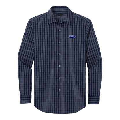 C2308 Brooks Brothers Mens Tech Stretch Patterned Shirt