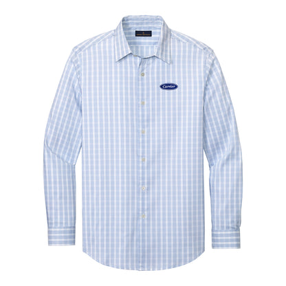 C2308 Brooks Brothers Mens Tech Stretch Patterned Shirt