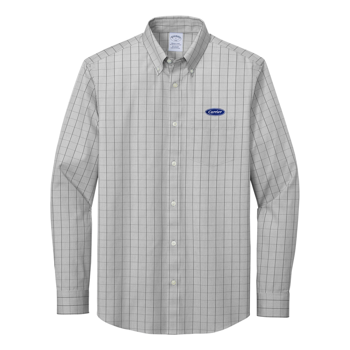 C2309 Brooks Brothers Mens Wrinkle-Free Stretch Patterned Shirt
